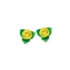 Roses jaunes avec feuilles x10