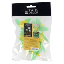 Roses jaunes avec feuilles x10