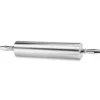 Rouleau à pâte aluminium avec poignées tournantes 38 cm diamêtre 9 cm