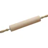 Rouleau à pâte avec poignées en hêtre diamêtre 8 cm 40 cm