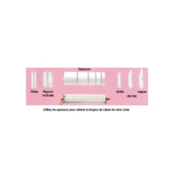 Rouleau décor rubans pâte à sucre Patisdecor
