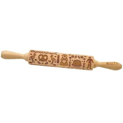 Rouleau en bois à empreintes Alsace