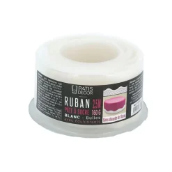 Ruban pâte à sucre bulles h 3 cm (2,5 m)