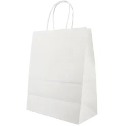 Sac en papier blanc - 25x12x33 cm