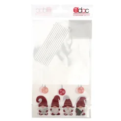 Sachets bonbons Lutins + liens - 14 x 23 cm (x 10)
