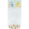 Sachets polypro Lapins de Pâques + liens 10 x 22 cm (x5)