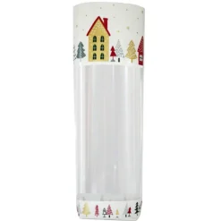 Sachets polypro Village de Noël 10 x 22 cm (x5)