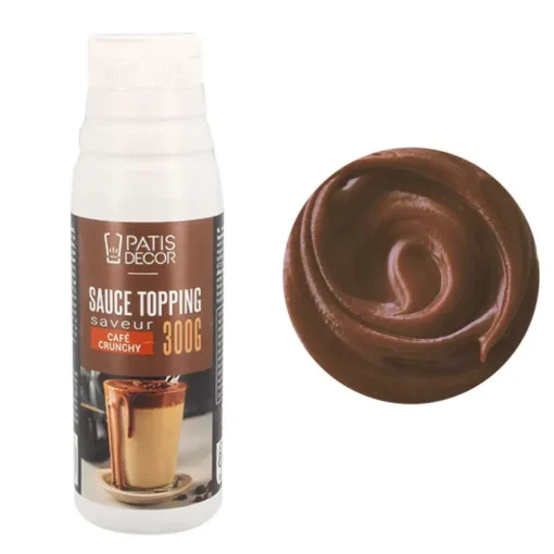 Sauce topping saveur café crunchy 300 g