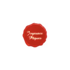 Sceaux Joyeuses Pâques chocolat blanc (x 70) - DDM 07/24