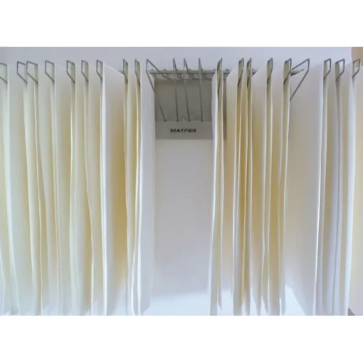 Séchoir inox mural pour toiles à couches 24 barres 1,5 m