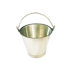 Seau inox  gradué avec socle de renfort 12 L