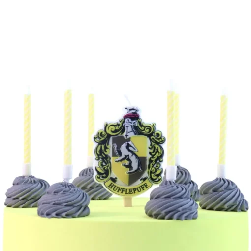 Set de 7 bougies d'anniversaire Poufsouffle Harry Potter