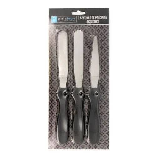 3 spatules de précision assorties