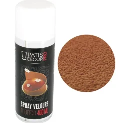 Spray effet velours Marron 400 ml
