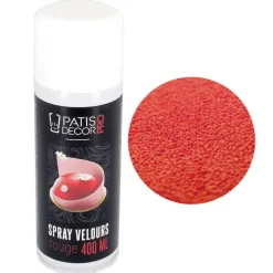 Spray effet velours Rouge 400 ml