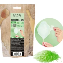 Sucre barbe à papa Pomme verte 400 g