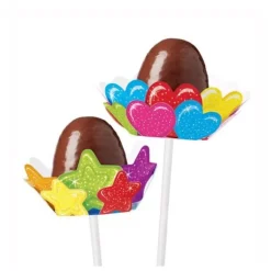 Support à cake pops coeurs étoiles Wilton (x8)