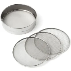 Tamis inox à mailles interchangeables