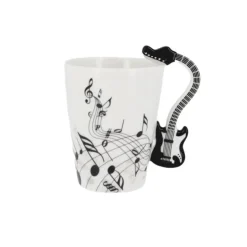 Tasse en céramique anse guitare électrique