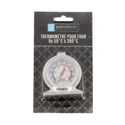 Thermomètre à four cadran inox +50+300°C