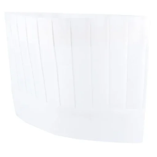Toque en papier plissé H 23 cm (x 4)
