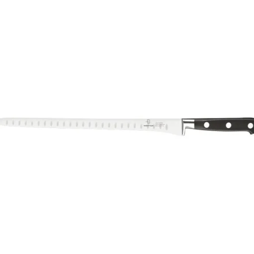 Tradition couteau jambon lame étroite forgé monobloc inox 30 cm