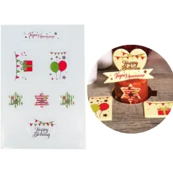 Transfert chocolat Anniversaire