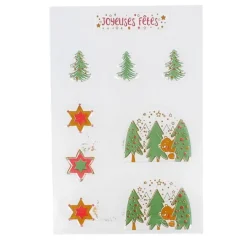 Transfert chocolat thème Noël Ourson