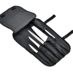 Trousse à couteaux 7 pièces en nylon noir