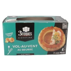 Vol-au-vent au beurre à garnir (x4)